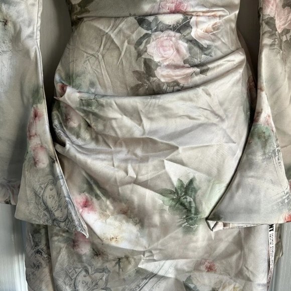 Toira Vintage Floral Draped Corset Dress - Picture 12 of 16